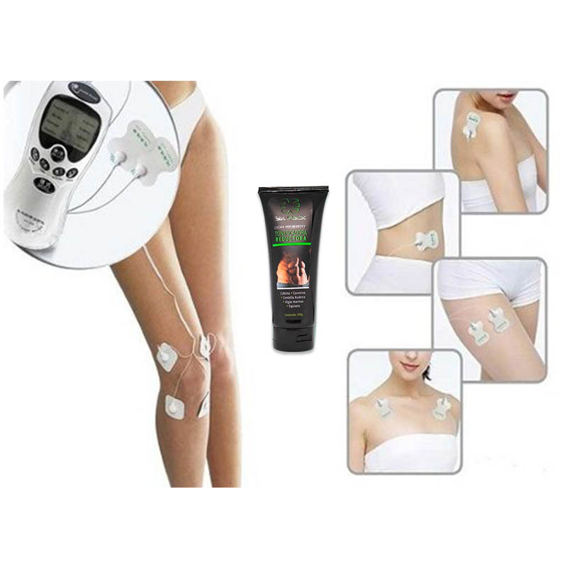 Electroestimulador Muscular Gimnasia Pasiva 4 Parches - Promart