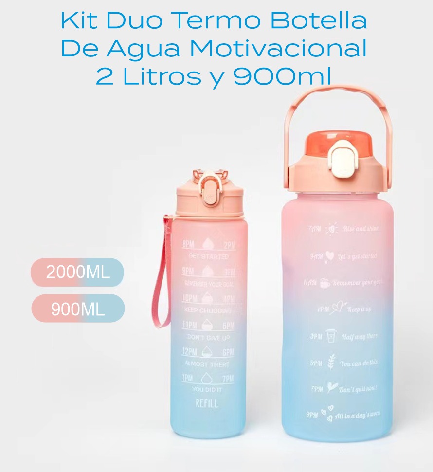 KIT DUO TERMO BOTELLA DE AGUA 1